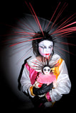 Spiked Clown Hood & Matching Clown Doll