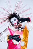 Spiked Clown Hood & Matching Clown Doll