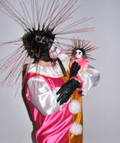 Spiked Clown Hood & Matching Clown Doll